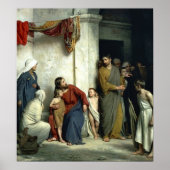 Christus en de kinderen poster (Voorkant)