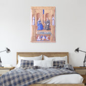 Christus en de Maagd Mary Enthroned Canvas Afdruk (Insitu (Slaapkamer))