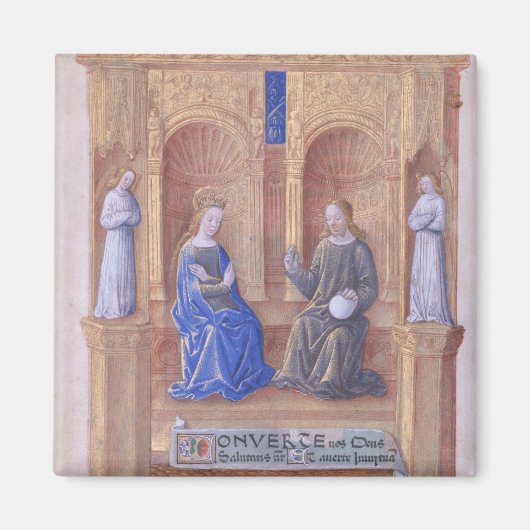Christus en de Maagd Mary Enthroned Magneet (Voorkant)