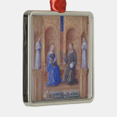 Christus en de Maagd Mary Enthroned Metalen Ornament (Rechts)