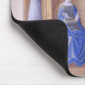 Christus en de Maagd Mary Enthroned Muismat (Hoek)