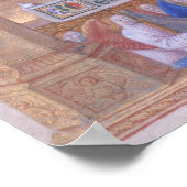 Christus en de Maagd Mary Enthroned Poster (Hoek)