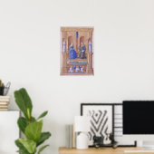 Christus en de Maagd Mary Enthroned Poster (Thuiskantoor)