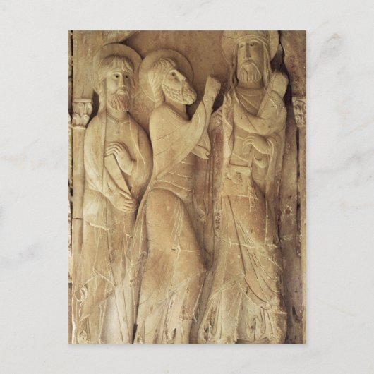 Christus en de pelgrims van Emmaus Briefkaart (Voorkant)