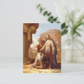 Christus en de Rich Young Ruler, 1640 Briefkaart (Staand voorkant)