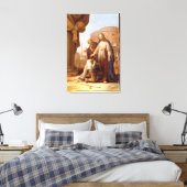 Christus en de Rich Young Ruler, 1640 Canvas Afdruk (Insitu (Slaapkamer))