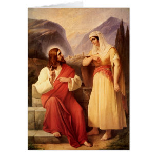Christus en de Samaritaan door Christian Schleisne