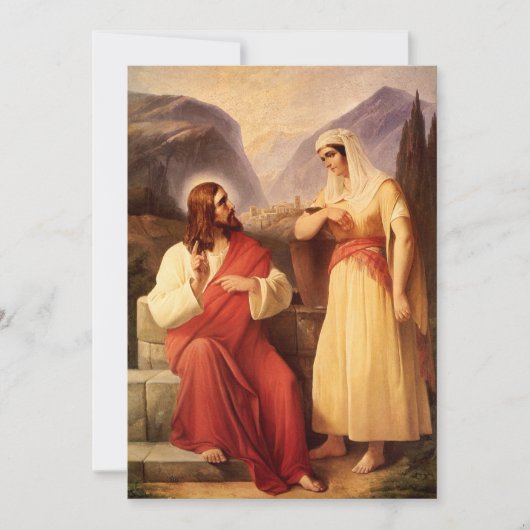 Christus en de Samaritaan van Christian Schleisner (Voorkant)