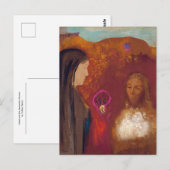 Christus en de Samaritaanse vrouw van Odilon Redon Briefkaart (Voorkant / Achterkant)
