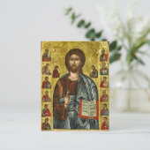 Christus en de twaalf apostelen briefkaart (Staand voorkant)