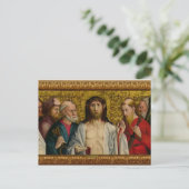Christus en de twaalf apostelen briefkaart (Staand voorkant)