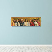 Christus en de twaalf apostelen canvas afdruk (Insitu (Houten vloer))