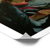 Christus en de Volwassenen, 1751 (olie op canvas) Poster (Hoek)