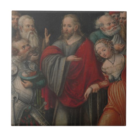 Christus en de volwassenheid tegeltje (Voorkant)