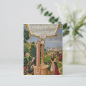 Christus en de vrouw van Samaria bij Jacob's Well Briefkaart (Staand voorkant)