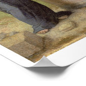 Christus en de vrouw van Samaria, c.1500 (olie op Poster (Hoek)