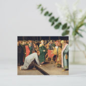 Christus en de vrouwen in overspel, 1628 briefkaart (Staand voorkant)