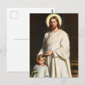 Christus en het jonge kind door Carl Heinrich Bloc Briefkaart (Voorkant / Achterkant)