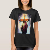 Christus en het kruis Tshirt (Voorkant)
