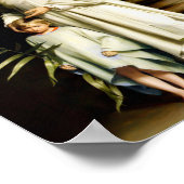 Christus en jong kind door Carl Bloch Poster (Hoek)