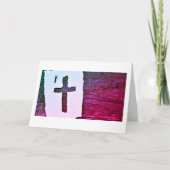 Christus en Kerstmis Bedankkaart (Voorkant)