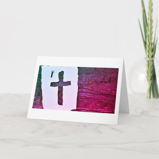 Christus en Kerstmis Bedankkaart (Voorkant)