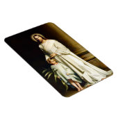 Christus en kind. Fine Art Easter Gift Magneet (Rechterzijde)
