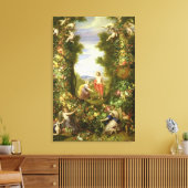 Christus en Maria Magdalena Canvas Afdruk (Insitu (Woonkamer))