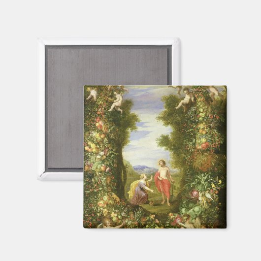 Christus en Maria Magdalena Magneet (Voorkant / Achterkant)