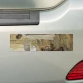 Christus en Mary Magdalene in het Finse platteland Bumpersticker (Op auto)