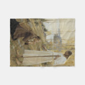 Christus en Mary Magdalene in het Finse platteland Fleece Deken (Voorkant (Horizontaal))