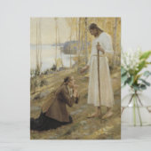 Christus en Mary Magdalene in het Finse platteland Kaart (Staand voorkant)