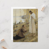 Christus en Mary Magdalene in het Finse platteland Kaart (Voorkant / Achterkant in situ)