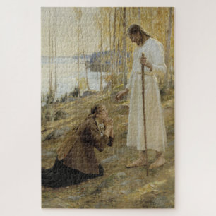 Christus en Mary Magdalene in het Finse platteland Legpuzzel
