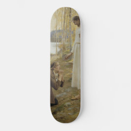 Christus en Mary Magdalene in het Finse platteland Persoonlijk Skateboard