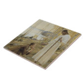 Christus en Mary Magdalene in het Finse platteland Tegeltje (Zijkant)