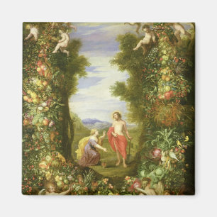 Christus en Mary Magdalene Magneet