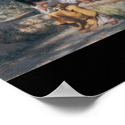 Christus en Samaritaanse vrouw ongeveer 1890 Poster (Hoek)