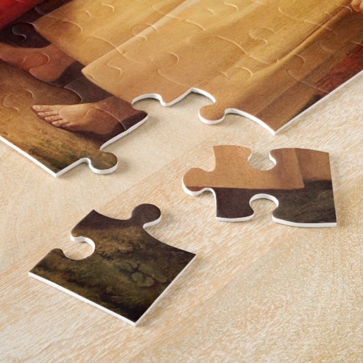 Christus en Samaritan van Christelijke Schleisner Legpuzzel (Zijkant)