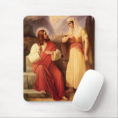 Christus en Samaritan van Christelijke Schleisner Muismat (Met muis)