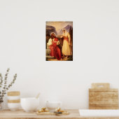 Christus en Samaritan van Christelijke Schleisner Poster (Keuken)