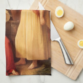 Christus en Samaritan van Christelijke Schleisner Theedoek (Quarter Fold)