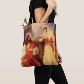 Christus en Samaritan van Christelijke Schleisner Tote Bag (Dichtbij)
