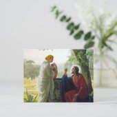 Christus en Samaritan Woman door Carl Bloch Briefkaart (Staand voorkant)