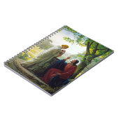 Christus en Samaritan Woman door Carl Bloch Notitieboek (Linkerzijde)