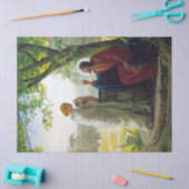 Christus en Samaritan Woman door Carl Bloch Tissuepapier (Craft)