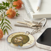 Christus en Theotokos dubbelzijdige Sleutelhanger (Voorkant Rechts)