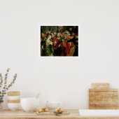 Christus en vrouw in overspel 2 poster (Keuken)