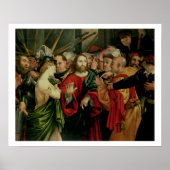 Christus en vrouw in overspel 2 poster (Voorkant)