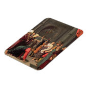 Christus en vrouw in overspel magneet (Linkerzijde)